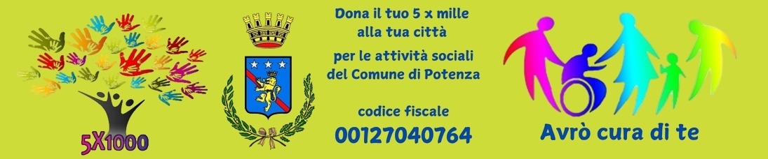 Banner 5 per mille comune di Potenza