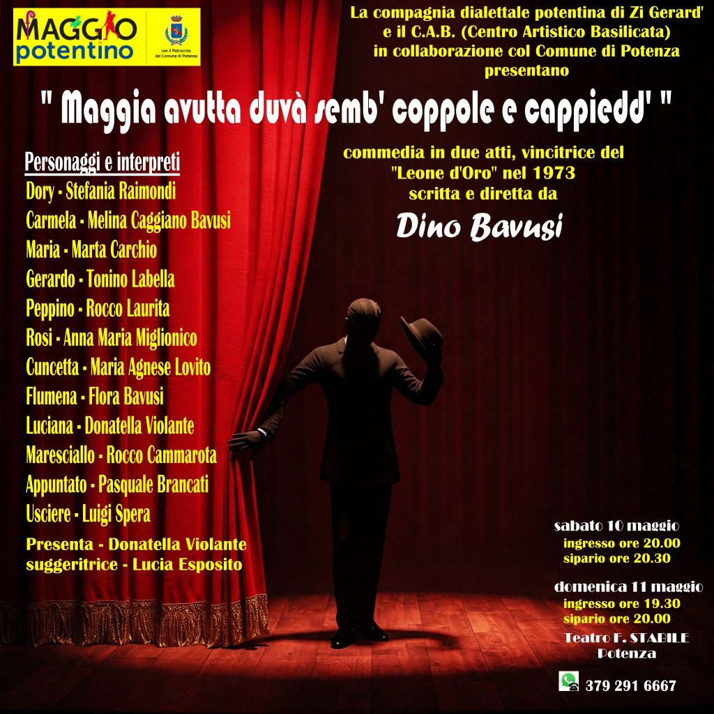 Commedia  in vernacolo potentino di Dino Bavusi