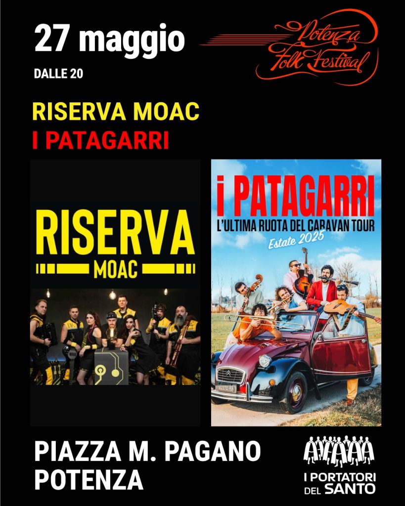 Locandina 27 maggio: Riserva Moac e I Patagarri