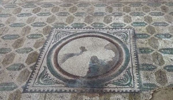 Villa romana Malvaccaro Particolare del mosaico