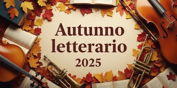 Immagine contenente foglie autunali, libri e strumenti musicali