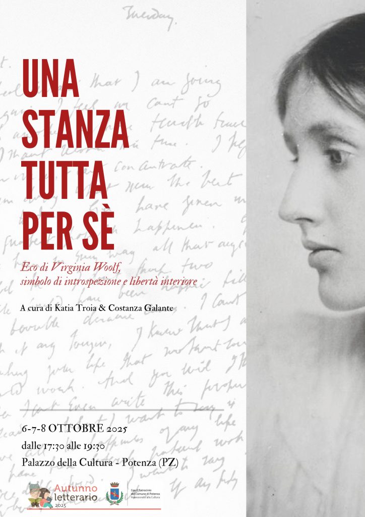 6/10/2025 | ore 17:30
Una stanza tutta per sè: capire la mente.
“Non c’è cancello, nessuna serratura, nessun bullone
che potete imporre sulla libertà della mia mente.
Virginia Woolf, Una stanza tutta per sé.
Palazzo della Cultura